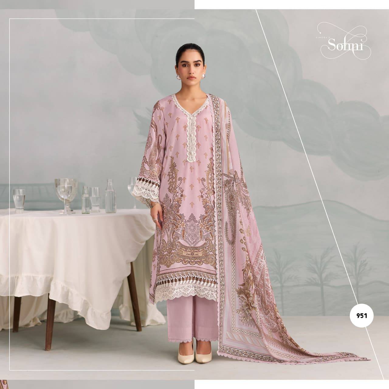 Twilight By Kimora suit 951 to 954 Series Stylish Beautiful Colourful Pure Muslin Dresses At Wholesale Price